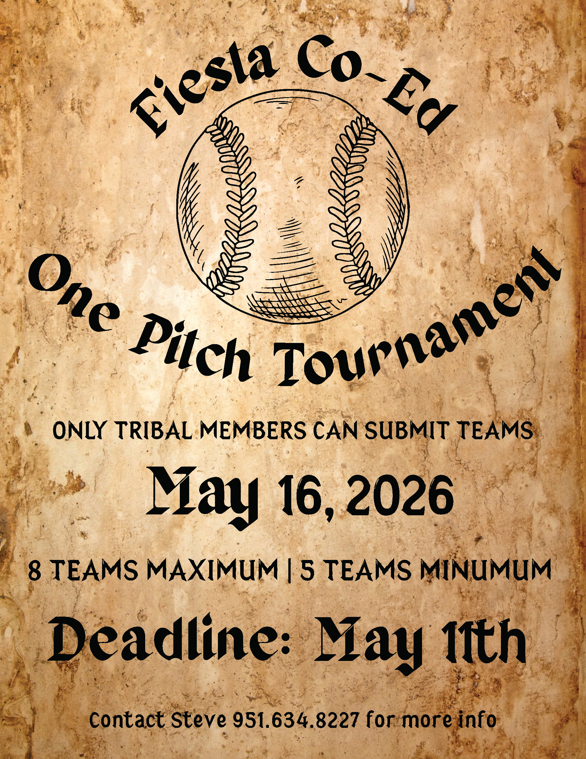 Soboba Fiesta One Pitch Flyer